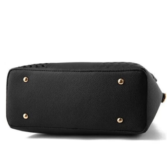 Modern Grace Handbag Leather Top Handle Purse, Pretty in Pink - Picture 7 of 9